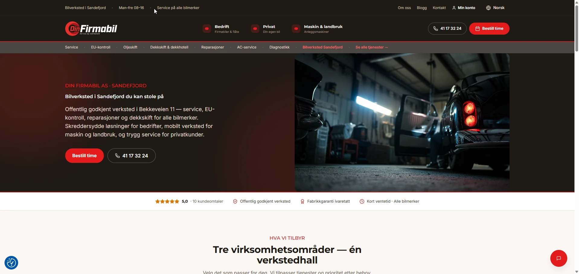 Din Firmabil AS, Sandefjord